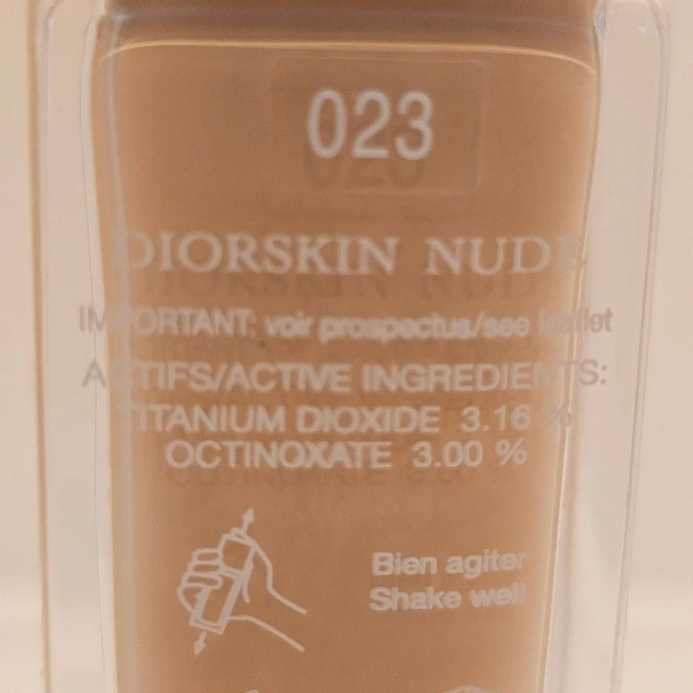 Dior Diorskin Nude Natural Glow Hydrating Makeup SPF 10 Foundation 023 1oz